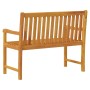 vidaxL Banco de jardín 110 cm madera maciza acacia de , Bancos de jardín - Ref: Foro24-316610, Precio: 154,32 €, Descuento: %