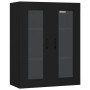 Armario de pared colgante negro 69,5x34x90 cm de , Aparadores - Ref: Foro24-812286, Precio: 85,73 €, Descuento: %