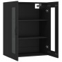 Armario de pared colgante negro 69,5x34x90 cm de , Aparadores - Ref: Foro24-812286, Precio: 85,73 €, Descuento: %