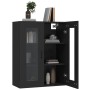Armario de pared colgante negro 69,5x34x90 cm de , Aparadores - Ref: Foro24-812286, Precio: 85,73 €, Descuento: %