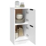 Aparador de madera contrachapada blanco 30x30x70 cm de , Aparadores - Ref: Foro24-811169, Precio: 54,29 €, Descuento: %