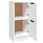 Aparador de madera contrachapada blanco 30x30x70 cm de , Aparadores - Ref: Foro24-811169, Precio: 54,29 €, Descuento: %