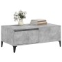 Mesa de centro madera contrachapada gris hormigón 90x50x36,5 cm de , Mesas de centro - Ref: Foro24-821120, Precio: 69,65 €, D...