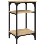 Mesa auxiliar madera contrachapada roble Sonoma 35x30x60 cm de , Mesas auxiliares - Ref: Foro24-825803, Precio: 45,12 €, Desc...