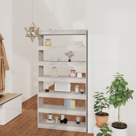 Estantería madera contrachapada gris Sonoma 100x30x198 cm de , Librerías y estanterías - Ref: Foro24-813642, Precio: 121,23 €...