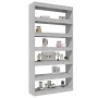 Estantería madera contrachapada gris Sonoma 100x30x198 cm de , Librerías y estanterías - Ref: Foro24-813642, Precio: 121,23 €...