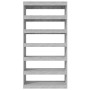 Estantería madera contrachapada gris Sonoma 100x30x198 cm de , Librerías y estanterías - Ref: Foro24-813642, Precio: 121,23 €...