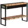 Mesa consola madera maciza reciclada 110x30x76 cm de , Mesas auxiliares - Ref: Foro24-348158, Precio: 218,01 €, Descuento: %