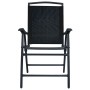 Sillas plegables de jardín 2 unidades textilene negro de , Sillas de jardín - Ref: Foro24-47923, Precio: 101,18 €, Descuento: %