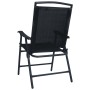 Sillas plegables de jardín 2 unidades textilene negro de , Sillas de jardín - Ref: Foro24-47923, Precio: 101,18 €, Descuento: %