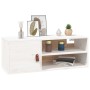 Armarios de pared 2 uds madera maciza pino blanco 80x30x30 cm de , Estantes y estanterías - Ref: Foro24-818388, Precio: 111,3...
