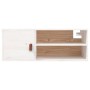 Armarios de pared 2 uds madera maciza pino blanco 80x30x30 cm de , Estantes y estanterías - Ref: Foro24-818388, Precio: 111,3...