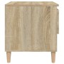 Mesita de noche madera contrachapada roble Sonoma 50x46x50 cm de , Mesitas de noche - Ref: Foro24-819538, Precio: 49,34 €, De...