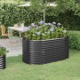 Jardinera arriate acero recubierto polvo antracita 152x80x68 cm de , Maceteros y jardineras - Ref: Foro24-318951, Precio: 71,...