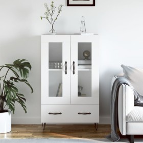 Aparador alto madera de ingeniería blanco 69,5x31x115 cm de , Aparadores - Ref: Foro24-828292, Precio: 95,78 €, Descuento: %