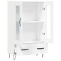 Aparador alto madera de ingeniería blanco 69,5x31x115 cm de , Aparadores - Ref: Foro24-828292, Precio: 95,78 €, Descuento: %