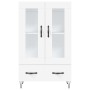 Aparador alto madera de ingeniería blanco 69,5x31x115 cm de , Aparadores - Ref: Foro24-828292, Precio: 95,78 €, Descuento: %