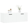 Armario de pared madera de ingeniería blanco 100x36,5x35 cm de , Taquillas y armarios de almacenamiento - Ref: Foro24-830132,...