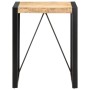 Mesa de comedor madera maciza de mango rugosa 60x60x75 cm de , Mesas de cocina y de comedor - Ref: Foro24-321592, Precio: 171...