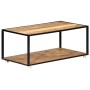 Mesa de centro de madera maciza reciclada 90x50x40 cm en Mesas de centro | Comprar online en Foru.es