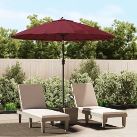 Sombrilla de jardín con palo de aluminio rojo burdeos 270 cm de , Sombrillas - Ref: Foro24-47308, Precio: 95,54 €, Descuento: %