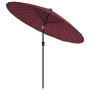 Sombrilla de jardín con palo de aluminio rojo burdeos 270 cm de , Sombrillas - Ref: Foro24-47308, Precio: 95,54 €, Descuento: %