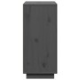 Aparador de madera maciza de pino gris 60x34x75 cm de , Aparadores - Ref: Foro24-813347, Precio: 67,45 €, Descuento: %