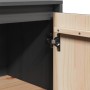 Aparador de madera maciza de pino gris 60x34x75 cm de , Aparadores - Ref: Foro24-813347, Precio: 67,45 €, Descuento: %