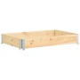 Caja de palés de madera maciza de pino 100x150 cm de , Plataformas de carga y palés - Ref: Foro24-310058, Precio: 59,02 €, De...