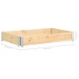 Caja de palés de madera maciza de pino 100x150 cm de , Plataformas de carga y palés - Ref: Foro24-310058, Precio: 59,02 €, De...