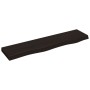 Estante de pared madera roble tratada marrón oscuro 80x20x4 cm de , Estantes y estanterías - Ref: Foro24-363780, Precio: 30,0...