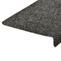 Alfombrillas de escalera 10 unidades gris 65x21x4 cm de vidaXL, Alfombrillas para escalones - Ref: Foro24-149725, Precio: 32,...