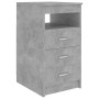 Escritorio de madera de ingeniería gris hormigón 140x50x76 cm de , Escritorios - Ref: Foro24-3054784, Precio: 145,54 €, Descu...