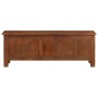 Caja de almacenamiento madera de mango maciza 110x30x40 cm de , Baúles de almacenamiento - Ref: Foro24-328310, Precio: 251,52...