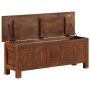 Caja de almacenamiento madera de mango maciza 110x30x40 cm de , Baúles de almacenamiento - Ref: Foro24-328310, Precio: 251,52...