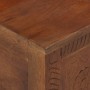 Caja de almacenamiento madera de mango maciza 110x30x40 cm de , Baúles de almacenamiento - Ref: Foro24-328310, Precio: 251,52...