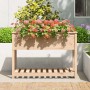 Jardinera con estante de madera maciza de pino 111,5x54x81 cm de , Maceteros y jardineras - Ref: Foro24-823787, Precio: 114,5...
