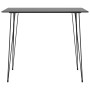 Mesa alta de cocina negro 120x60x105 cm en Mesas de comedor | Comprar online en Foru.es
