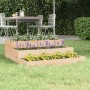 Jardinera de madera maciza de pino 78x78x27 cm de , Maceteros y jardineras - Ref: Foro24-823906, Precio: 56,36 €, Descuento: %