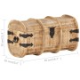 Cofres de almacenamiento 2 unidades madera maciza de mango de , Baúles de almacenamiento - Ref: Foro24-320374, Precio: 236,88...