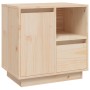 Mesita de noche madera maciza de pino 50x34x50 cm de , Mesitas de noche - Ref: Foro24-814479, Precio: 67,29 €, Descuento: %