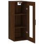 Armario de pared marrón roble 34,5x34x90 cm de , Aparadores - Ref: Foro24-828923, Precio: 53,19 €, Descuento: %