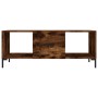 Mesa de centro madera contrachapada roble ahumado 102x50x40 cm de , Mesas de centro - Ref: Foro24-829305, Precio: 67,74 €, De...