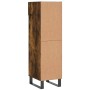 Zapatero madera de ingeniería roble ahumado 30x35x105 cm de , Armarios y almacenamiento - Ref: Foro24-829705, Precio: 61,12 €...