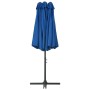 Sombrilla de jardín con palo de aluminio azul 460x270 cm de , Sombrillas - Ref: Foro24-47303, Precio: 164,45 €, Descuento: %