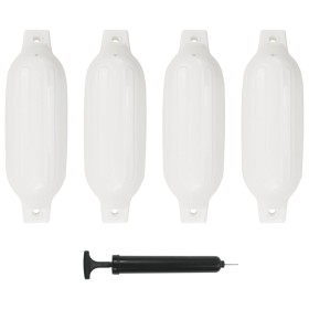 Parachoques para barco 4 unidades PVC blanco 41x11,5 cm de , Atracada y anclaje - Ref: Foro24-92384, Precio: 50,24 €, Descuen...