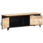 Mueble de TV de madera maciza de mango 120x30x40 cm de , Muebles TV - Ref: Foro24-289101, Precio: 259,70 €, Descuento: %