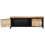 Mueble de TV de madera maciza de mango 120x30x40 cm de , Muebles TV - Ref: Foro24-289101, Precio: 259,70 €, Descuento: %