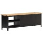 Mueble de TV de madera maciza de mango 120x30x40 cm de , Muebles TV - Ref: Foro24-289101, Precio: 259,70 €, Descuento: %