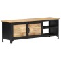 Mueble de TV de madera maciza de mango 120x30x40 cm de , Muebles TV - Ref: Foro24-289101, Precio: 259,70 €, Descuento: %